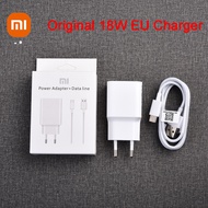 Original Xiaomi Mi 18W EU Fast Charger Adapter 9V/2A USB Quick Charging 1M USB TYPE-C Data Cable For