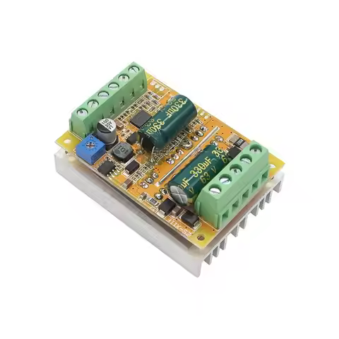 ABUO-DC Brushless Motor PWM Controller DC 5-50V 12V 24V 48V 300W BLDC Three Phase No Hall Motor Cont