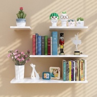 4PCS Wall Mounted Wooden Shelf Wall Book Shelf Home Decor Floating Hanging Shelves Display Rack