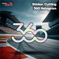 360 HOLOGRAM cutting Sticker
