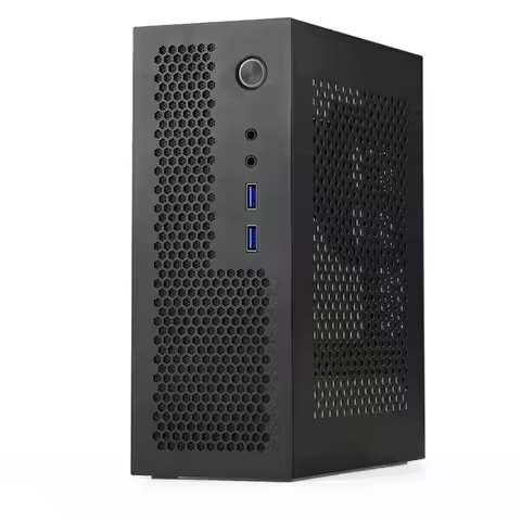 A09 3.8L ITX Chassis HTPC Portable Computer PC Support PCIe 2.5inch Solid States Drive Mini Computer