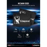 Kingston KC600 2TB 2.5" SATA SSD Hardware-based self-encrypting drive with 3D TLC NAND (SKC600/2048G
