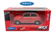 WELLY 1:34-1:39 (4.75 Inch) METAL DIE CAST MINI COOPER 1300 CAR MODEL COLLECTION 43609CW