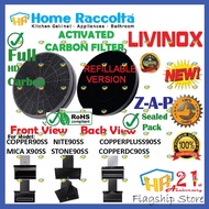 Activated Carbon Filter For Livinox Cooker Hood ORIGINAL Livinox Hood Filter COPPER STONE NITE MICA 