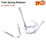 INTOO 2Pcs Vacuum Tube Retainer Holder, Vintage Style Steel Audio Amplifier Spring Holder, Spring St