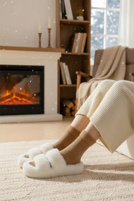 Hitchie 2 Pairs Thick Cotton Wool Cashmere Winter Warm Socks Travel Stokin Stocking Tebal Sejuk Berp