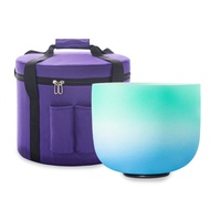 Hye-eun 8 Inch 432hz/440hz Crystal Singing Bowl for Sound Healing With Free Accessories