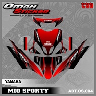 Decal Yamaha MIO SPORTY .Sticker Decal Lis Variasi MIO SPORTY Full