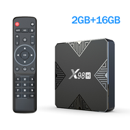 Original X98H WiFi6 Smart TV Box Android12 Allwinner H618 4K HDR10+ Streaming Media Players AV 2.4G/