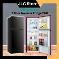 【Hisense】Fridge 2 Door Inverter Hisense Fridge - RT286N4ABN (refrigerator 2 door/peti ais 2 pintu/peti sejuk 2 pintu/冰箱)