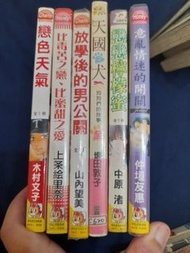 自有和二手書店買的漫畫 意亂情迷的開關，天國之犬，戀戀檸檬蜜，放學後的男公關，比毒苦之戀、比蜜甜之戀，戀色天氣240元