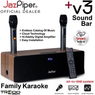 JazPiper JazPiper+ V3 Wireless Bluetooth Karaoke Desktop Soundbar Speaker &amp; Network Streaming Wireless Karaoke System wi