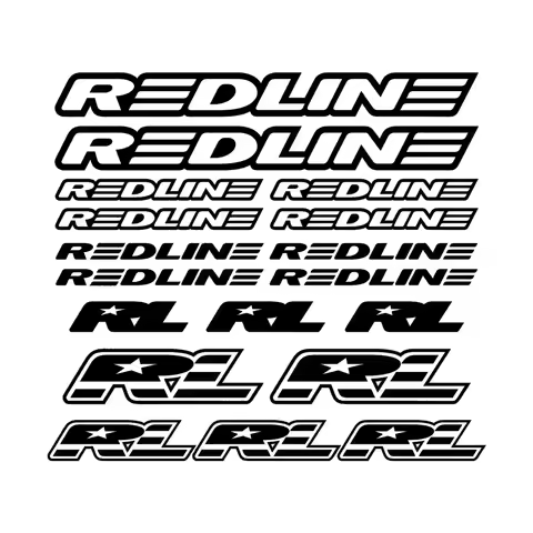 for Redline Sticker Sticker Bicycle Bike MTB BMX Road 18 pieces