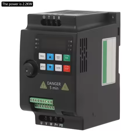 Variable Frequency Drive AC 220V/2.2KW 3HP 10A CNC VFD Single Phase to 3 Phase Converter for Spindle