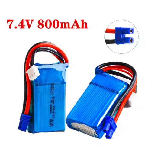 Upgraded 2S 7.4V 800mAh Lipo Battery For Walkera Rodeo 150 F150 RC RC Quadcopter Drone RC model Heli