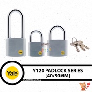 YALE Y120 Series - High Security Professional Series Padlock - 40mm/50mm/50mm