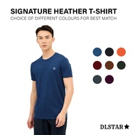DLSTAR Heather Dri-fit Tee Unisex Casual | Homewear | Comfy Tee | Activewear | Sports