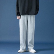 M-5XL กางเกงวอร์ม ผู้ชาย สีดำ สีเทา กางเกงขากระบอก วอมขายาว กางเกงยืด กางเกงวอร์มผู้หญิง