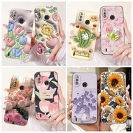 Shockproof Casing For Itel A56 Pro Case New Stylish Cactus Daisy Flower Soft Silicone Matte Cover Fo