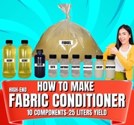 DIY HIGH END FABCON KIT-25LITERS YIELD DOUBLE SCENT WITH ENCAP & FIXATIVE