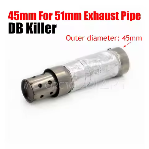 46mm-51mm Universal DB Killer Motorcycle Exhaust Muffler Pipe Motorbike Escape Moto For MT09 RS660 R
