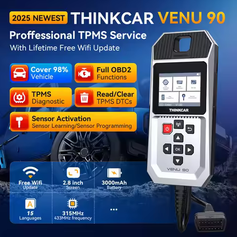 THINKCAR VENU 90 TPMS Sensor Programming Car Tire Pressure Diagnose Tool Automotive Learning Activat