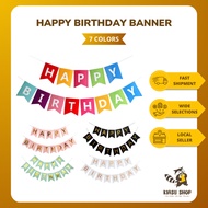 Happy Birthday Banner – Hanging Flags, Party Decoration, Colorful Back Drop Party Ideas for Celebrat