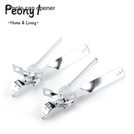 PEONY1 Food Can Opener, Stainless Steel Manual Tin-Opener, Durable Multifunctional Bottle Opener Foo