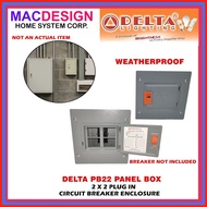 ♕ ✓ ◩ Delta Panel Box Plug-In Circuit Breaker Enclosure Branches 14, 12, 10, 8, 6, 4, 2