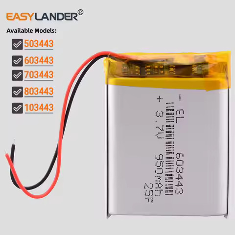 603443 3.7V 950mAH 583443 Polymer Lithium ion / Li-ion Battery 503443 703443 803443 103443