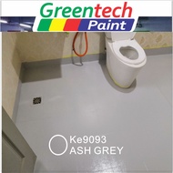 KE9093 ASH GREY 🔥1L GREENTECH EPOXY FLOOR PAINT TILES FLOOR PAINT WATERPROOF COATING EPOXY [Include 