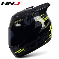 HNJ Helmets Full Face Helmets Evo Helemt Motorcycle Single Visor Full Face FREE Sungays