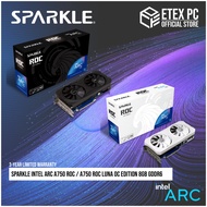 SPARKLE Intel Arc A750 ROC / A750 ROC LUNA OC Edition 8GB GDDR6
