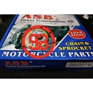 GEAR SET CHAIN GEAR SET ASB HONDA SUPRA X125 HFI 420H x 108L 14x36T