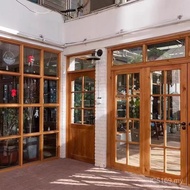 Retro Style Doors Windows New Chinese Style Old Elm Doors Windows Windows Integrated Panoramic Doors