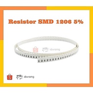 10pcs SMD Resistor 1206 5% 2K 2K2 2K4 2K7 3K 3K3 3K6 3K9