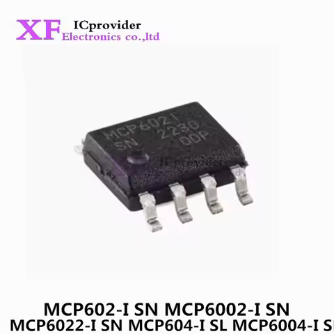 10Pcs MCP602 MCP602-I MCP6002-I MCP6002 MCP6022-I MCP6022 SN MCP604-I MCP604 MCP6004-I MCP6004 SL SO
