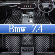 【 BMW Z4】 Premium Wear-Resistant PU Leather Car Floor Mat Odorless Custom Fit Luxury Auto Carpet REA