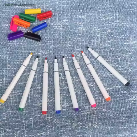 New 8 Colors Textile Marker Fabric Paint Pen Diy Crafts T-shirt Pigment Painting Pen Clothes Textile