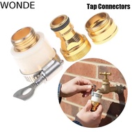 WONDE 3Pcs Universal Faucet Adapter, 3-in-1 Adjustable 15mm To 20mm Hose Adapter, Easy Install Nippl