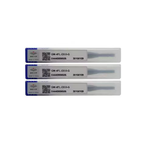 ZCC CT 100% Original G 4 Flute Long Edge Straight Shank End Mill GM 4F D1.0S D1.5S D2.0S D2.5S D3.0S