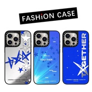 CASETi X Men's group TXT Mirror Phone Case For iPhone 16ProMax 16Pro 15ProMax 15 14 13 12 11 Side pr