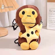 chuffed Monkey MOBILE PHONE BAG MiloMonkey Phone Bag Shoulder Children's Monkey Bag Single Shoulder Crossbody Bag Well