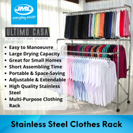 [JML Official] Ultimo Casa Deluxe | 84cm to 120cm Stainless Steel Clothes drying rack