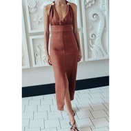 76325 - BrickRed Cross Back (XS,S,M) - Dress