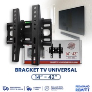 BRAKET BRACKET TV LED LCD ANDROID SMARTTV UNIVERSAL 14 - 42INCH (17",