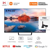 (Official) Xiaomi TV A Pro 65 Google TV Smart TV DVB-T2/C Voice Control 2GB RAM 16GB ROM 5G WIFI (3 Years Warranty)