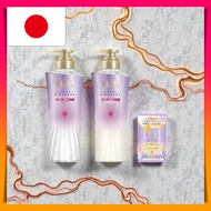 LUX Crystal Care & Repair Shampoo and Conditioner Pump Set with Bonus Crystal Hair Oil - 450g Each