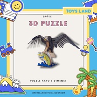 3D Puzzle Educational Toys Wooden Toys Puzzle Premium Children's Toys 3D Wooden EAGLE Puzzle New Mod