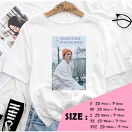 FLEURIR - OVERSIZE T-SHIRT SUGA BTS WINTER PACKAGE BTS T-SHIRT FOR ADULT WOMEN UNISEX JUMBO TEE